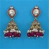 Indo Western Jhumki with Mehndi Plating