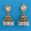 Indo Western Jhumki with Mehndi Plating