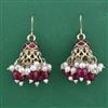 Indo Western Jhumki with Mehndi Plating