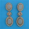 Indo Western Long Earring with Mehndi Plating