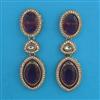 Indo Western Long Earring with Mehndi Plating