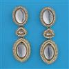 Indo Western Long Earring with Mehndi Plating