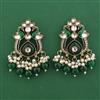 Indo Western Birds Earring with Mehndi Plating