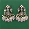 Indo Western Birds Earring with Mehndi Plating