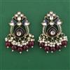 Indo Western Birds Earring with Mehndi Plating