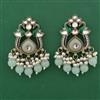 Indo Western Birds Earring with Mehndi Plating