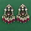 Indo Western Birds Earring with Mehndi Plating