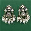 Indo Western Birds Earring with Mehndi Plating