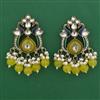 Indo Western Birds Earring with Mehndi Plating