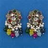 Indo Western Birds Earring with Mehndi Plating