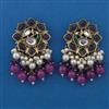 Indo Western Birds Earring with Mehndi Plating