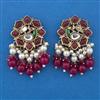 Indo Western Birds Earring with Mehndi Plating