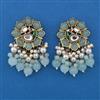 Indo Western Birds Earring with Mehndi Plating