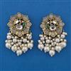 Indo Western Birds Earring with Mehndi Plating