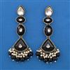 Indo Western Long Earring with Mehndi Plating