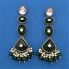 Indo Western Long Earring with Mehndi Plating