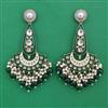 Indo Western Meenakari Earring with Mehndi Plating