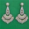 Indo Western Meenakari Earring with Mehndi Plating