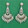 Indo Western Meenakari Earring with Mehndi Plating