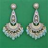 Indo Western Meenakari Earring with Mehndi Plating