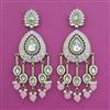 Indo Western Meenakari Earring with Mehndi Plating