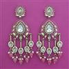 Indo Western Meenakari Earring with Mehndi Plating