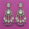 Indo Western Meenakari Earring with Mehndi Plating