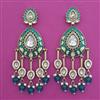 Indo Western Meenakari Earring with Mehndi Plating