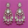 Indo Western Meenakari Earring with Mehndi Plating