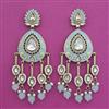 Indo Western Meenakari Earring with Mehndi Plating