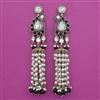 Indo Western Pearl Earring with Mehndi Plating