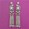 Indo Western Pearl Earring with Mehndi Plating