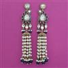 Indo Western Pearl Earring with Mehndi Plating