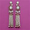 Indo Western Pearl Earring with Mehndi Plating