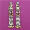 Indo Western Pearl Earring with Mehndi Plating