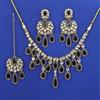 Indo Western Classic Necklace with Mehndi Plating