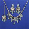 Indo Western Classic Necklace with Mehndi Plating