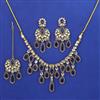 Indo Western Classic Necklace with Mehndi Plating