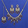 Indo Western Classic Necklace with Mehndi Plating