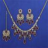 Indo Western Classic Necklace with Mehndi Plating
