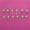 Indo Western Combo Earring Set with Mehndi Plating