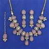 Indo Western Classic Necklace with Mehndi Plating