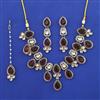 Indo Western Classic Necklace with Mehndi Plating