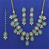 Indo Western Classic Necklace with Mehndi Plating