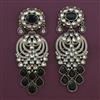 Indo Western Long Earring with Mehndi Plating