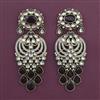 Indo Western Long Earring with Mehndi Plating