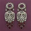 Indo Western Long Earring with Mehndi Plating