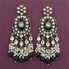 Indo Western Meenakari Earring with Mehndi Plating