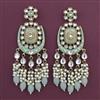 Indo Western Meenakari Earring with Mehndi Plating