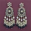 Indo Western Meenakari Earring with Mehndi Plating